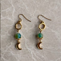The Luna Organic Drop Earrings