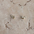 The Triple Crystal Stud Earrings