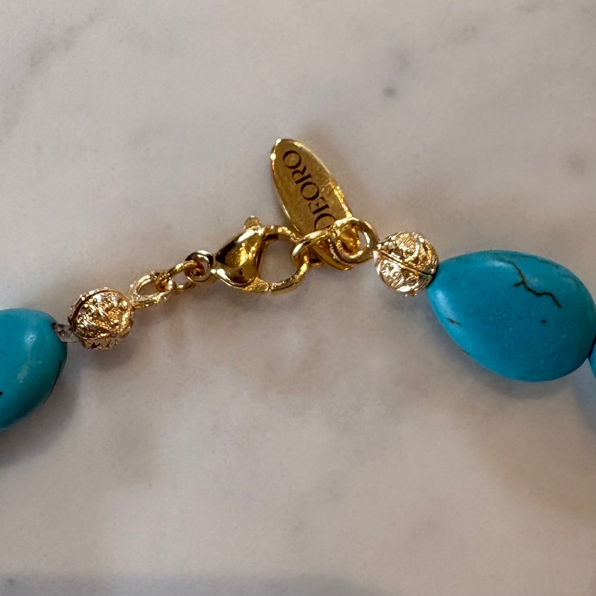 Natural Shell Turquoise Beaded Necklace