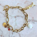 Gold Plated Charm Bracelet